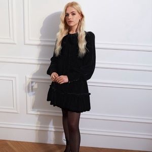 NWT The Vampire’s Wife x H&M Velvet Mini Dress